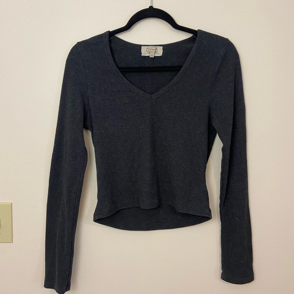 Propaganda Ribbed Long Sleeve Shirt - Picture 1 of 2